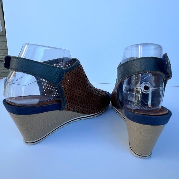 PIKOLINOS 38 (7 1/2) women’s sandals, leather, wedge heel - Picture 5 of 11